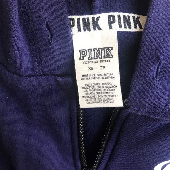 Victoria’s Secret Pink zip hoodie - Picture 3 of 5